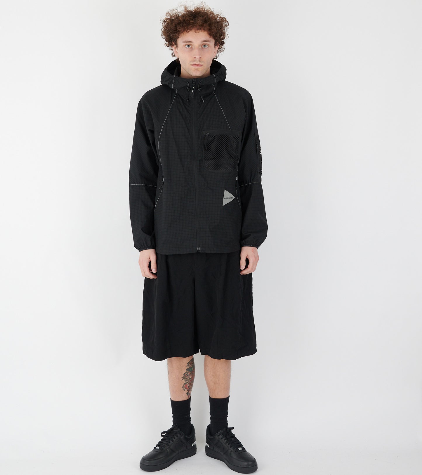 Breath Rip Hooded Jacket Black