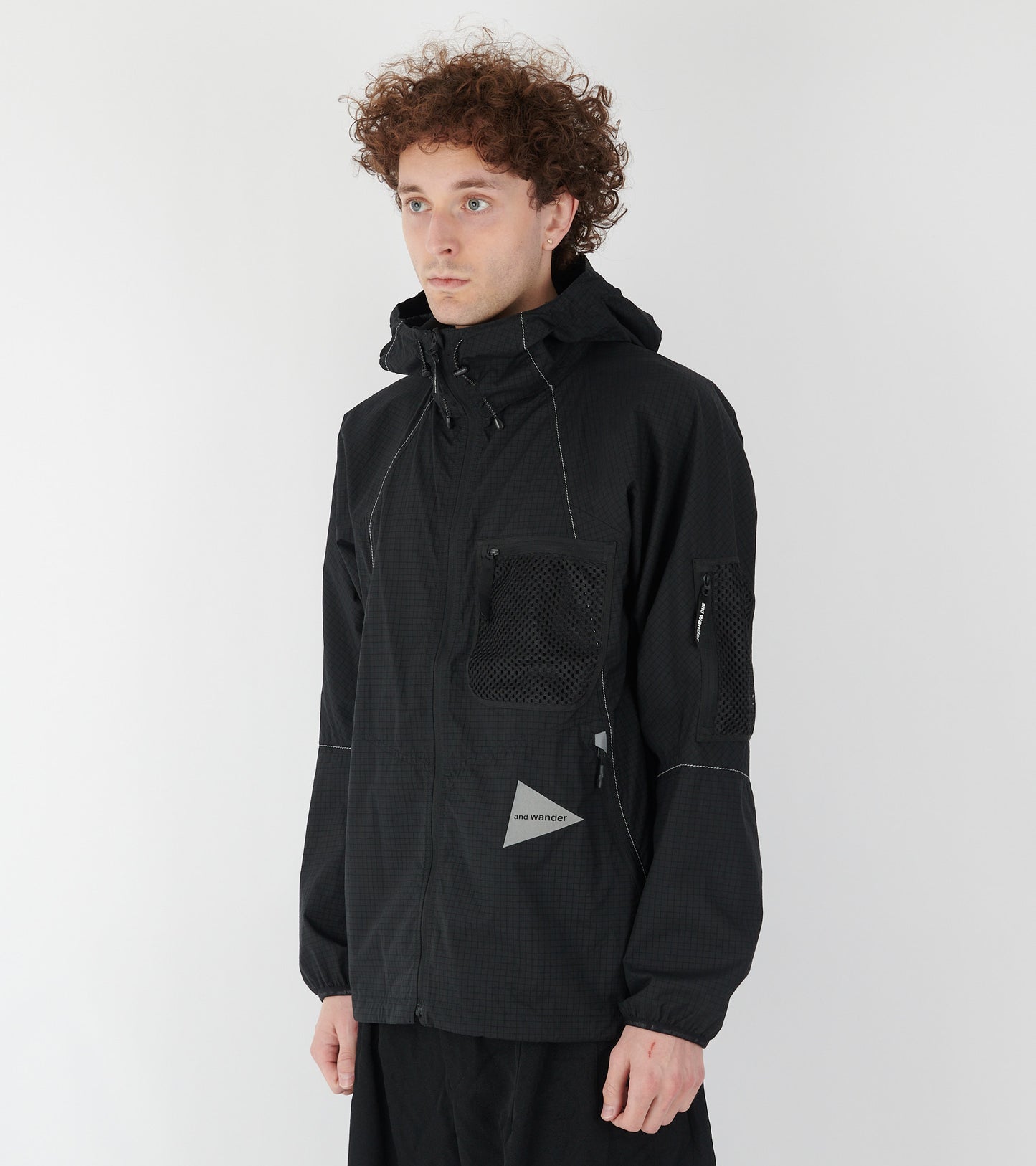 Breath Rip Hooded Jacket Black