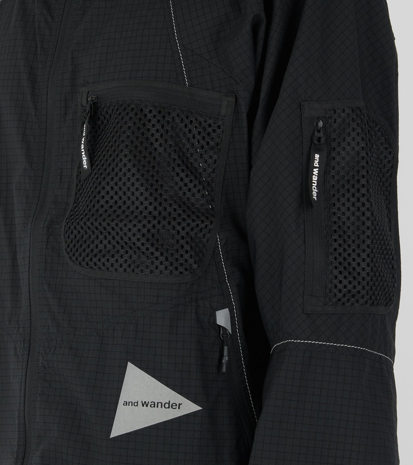 Breath Rip Hooded Jacket Black