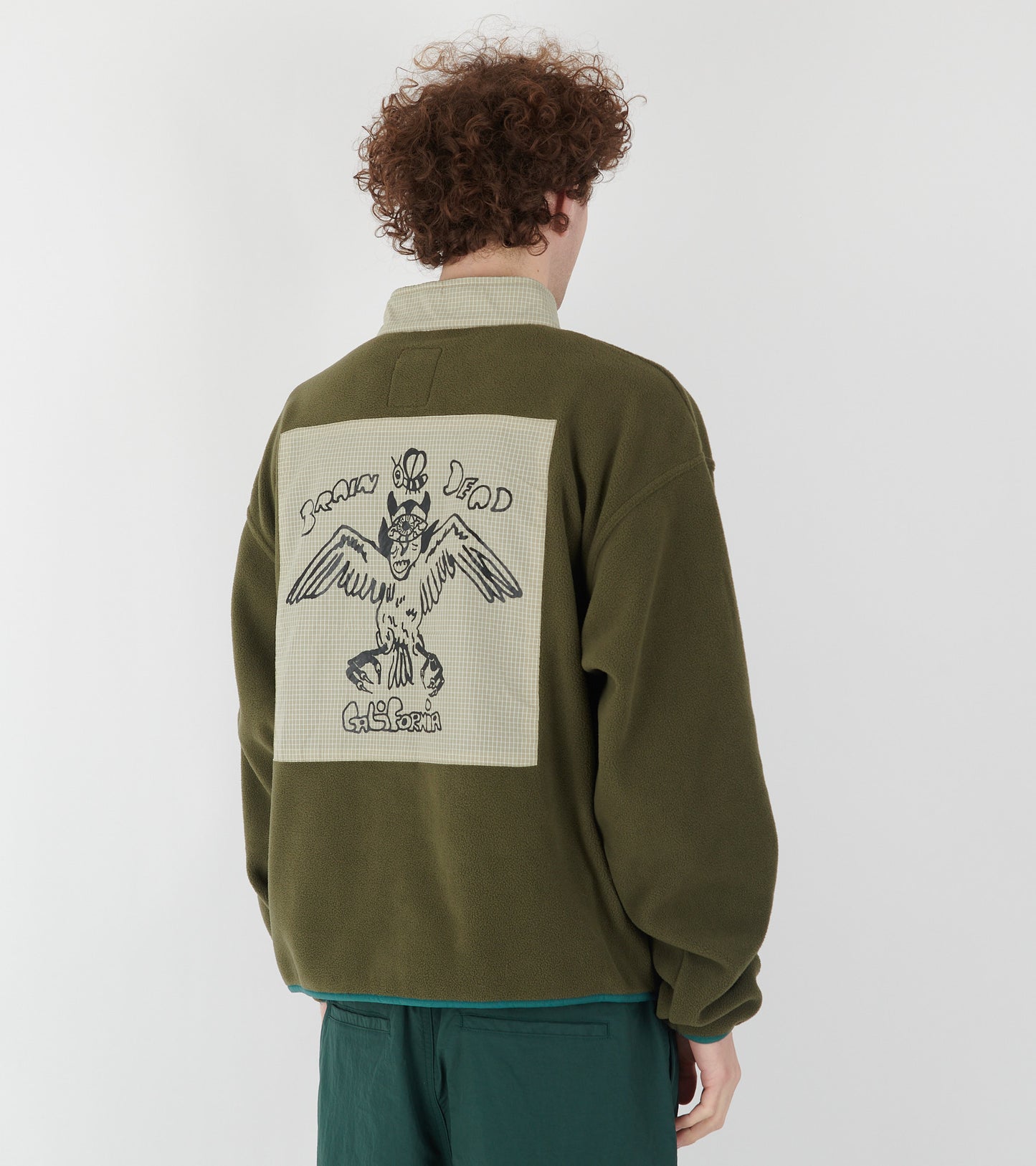 Equip Ripstop Pullover Fleece Olive