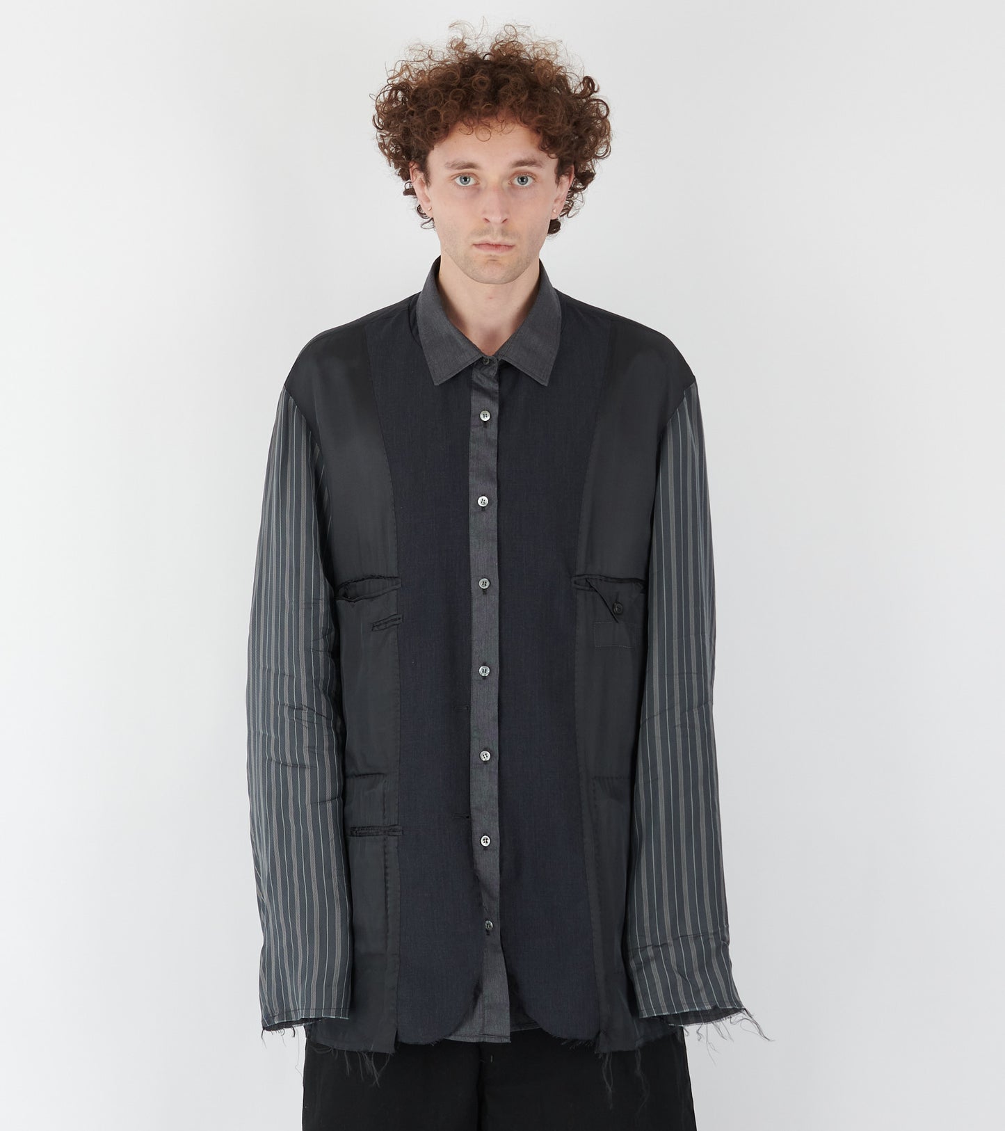 Reversible Overshirt Dark Grey