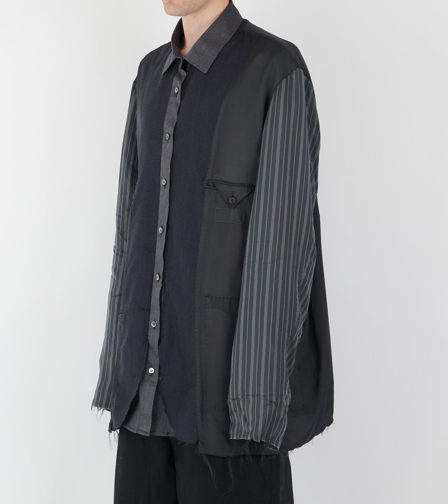 Reversible Overshirt Dark Grey