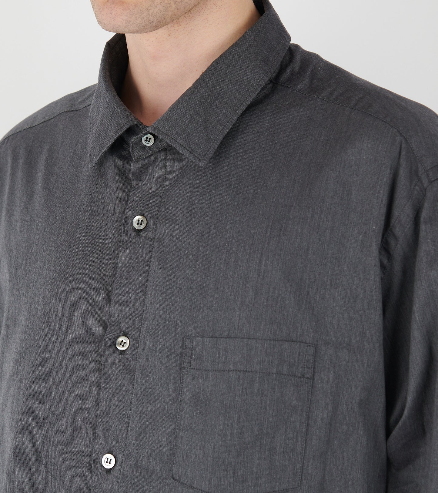 Reversible Overshirt Dark Grey