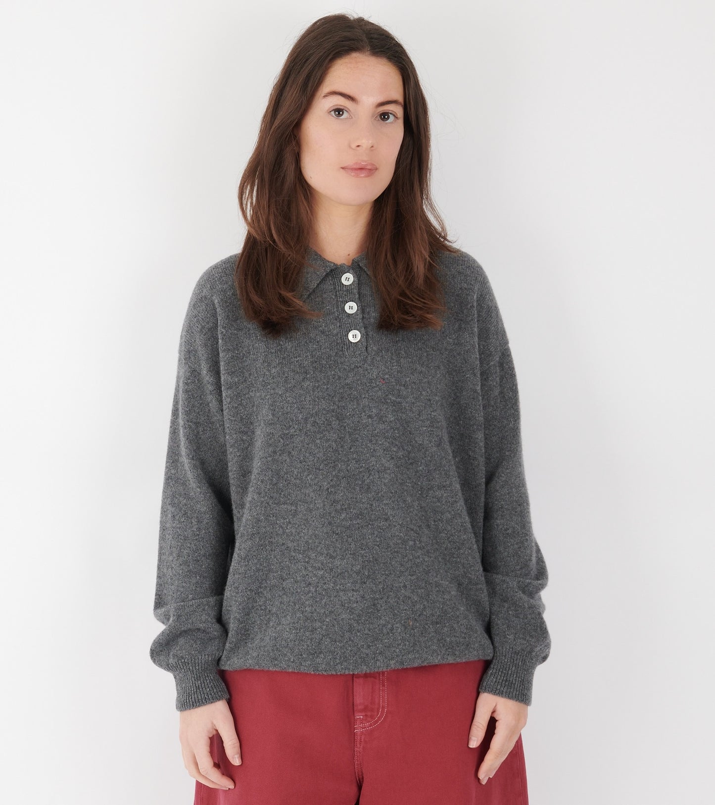 Edith Polo Shirt Derby Grey