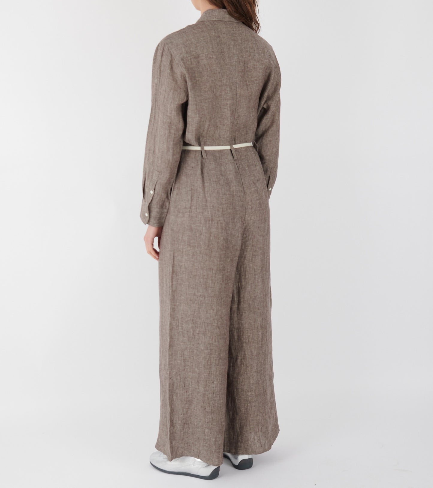 Jumpsuit Linen Brown