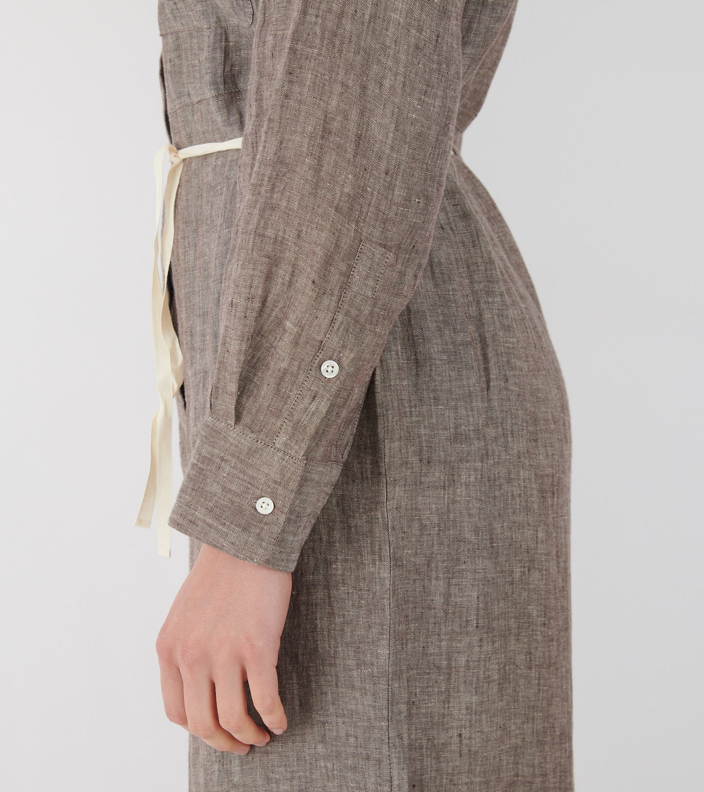 Jumpsuit Linen Brown