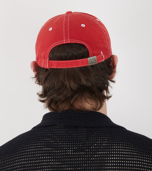 California Embroidered Cap Red
