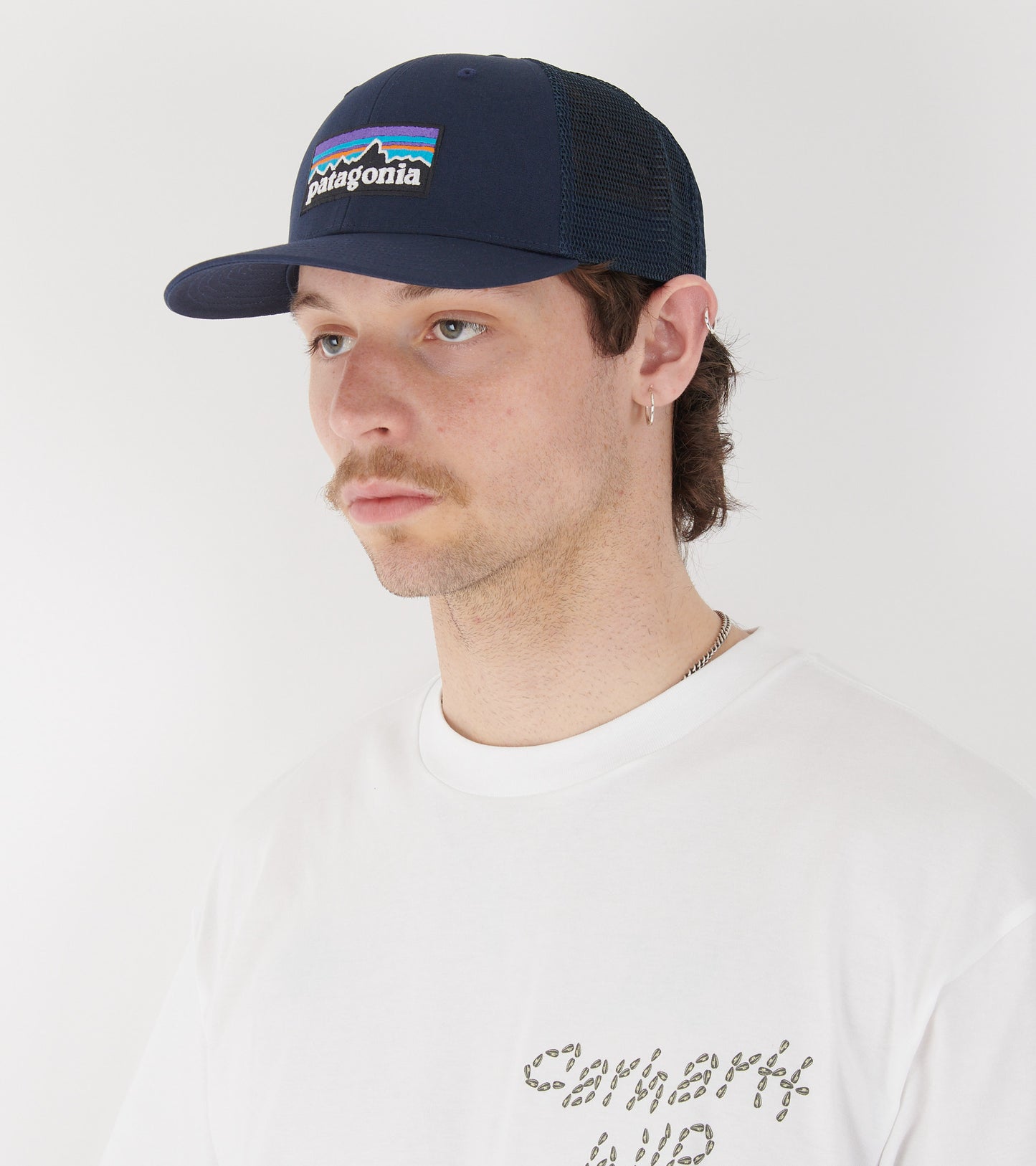 P-6 Logo Trucker Hat New Navy