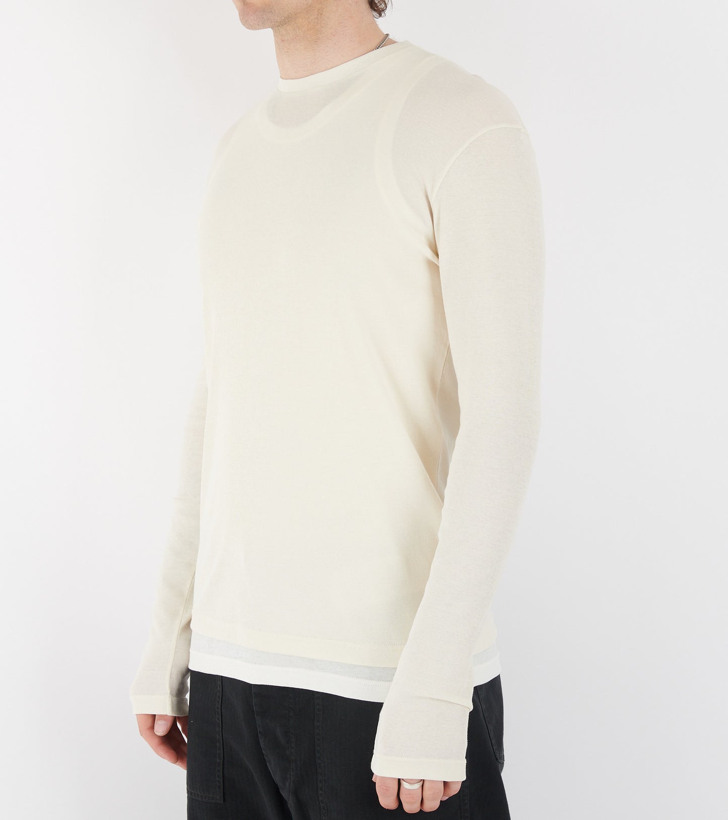 3-pack Layered Set White/Off-white/Grey Mix
