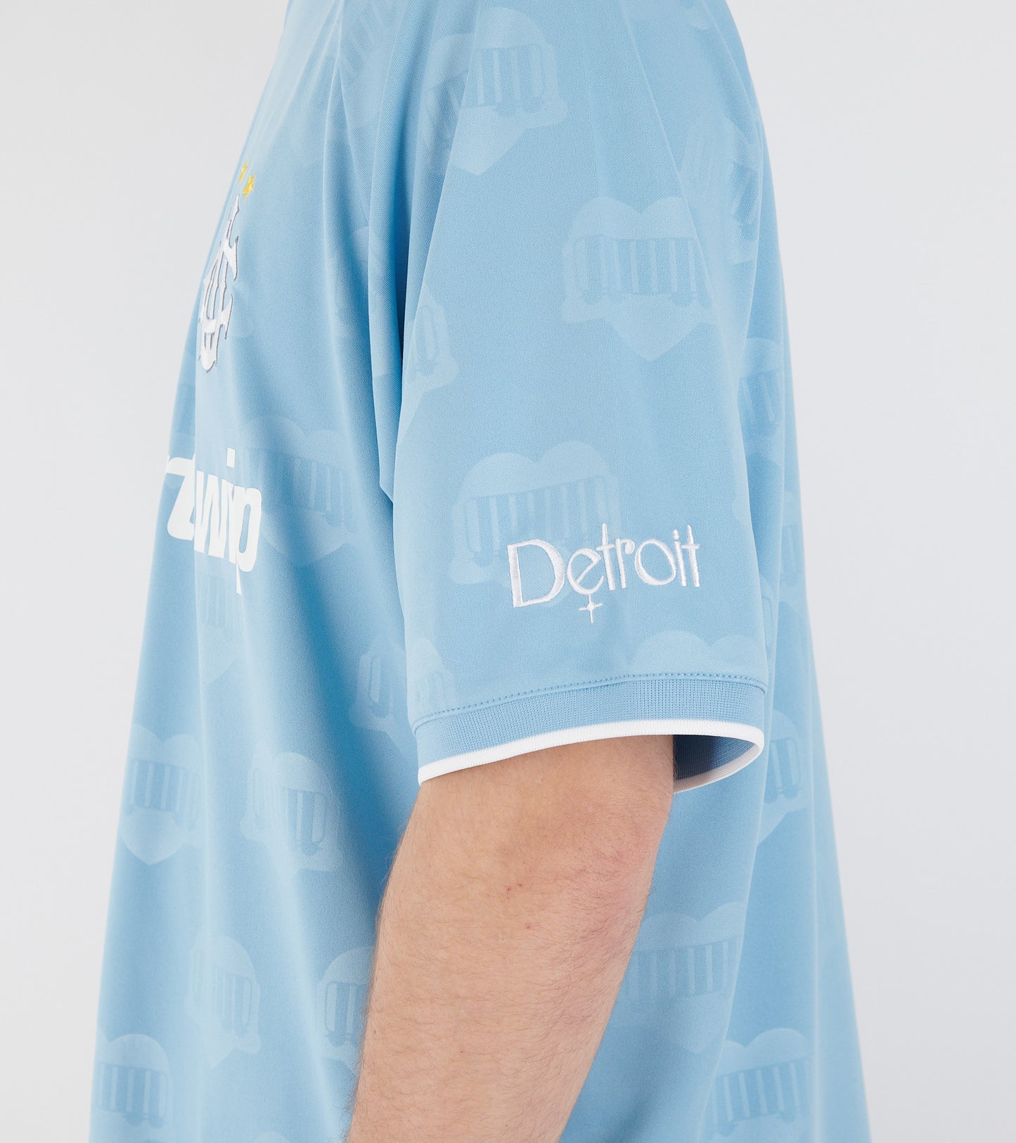 S/S Hartt's Football T-shirt Bluebird