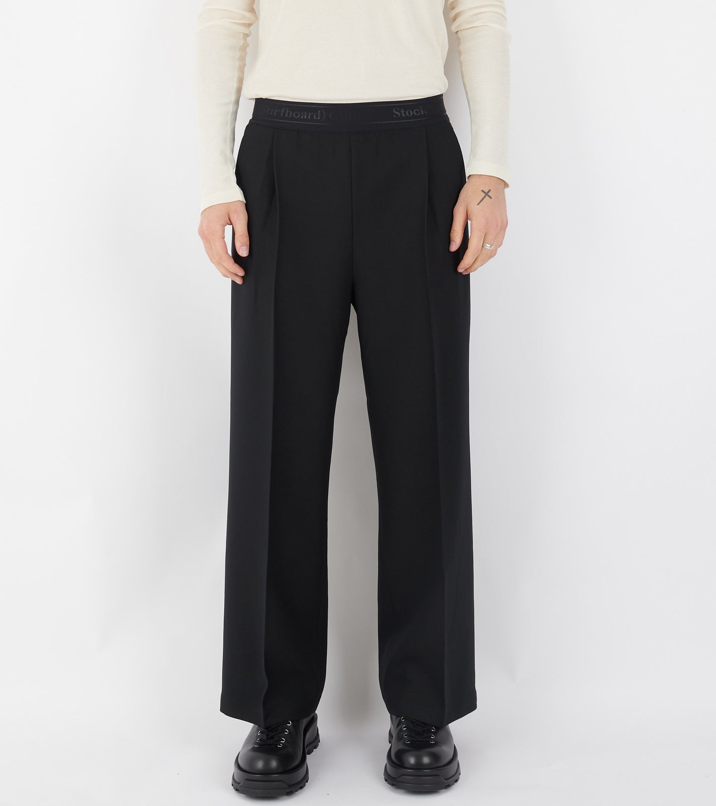 Elaine Relaxed Fit Trousers Black