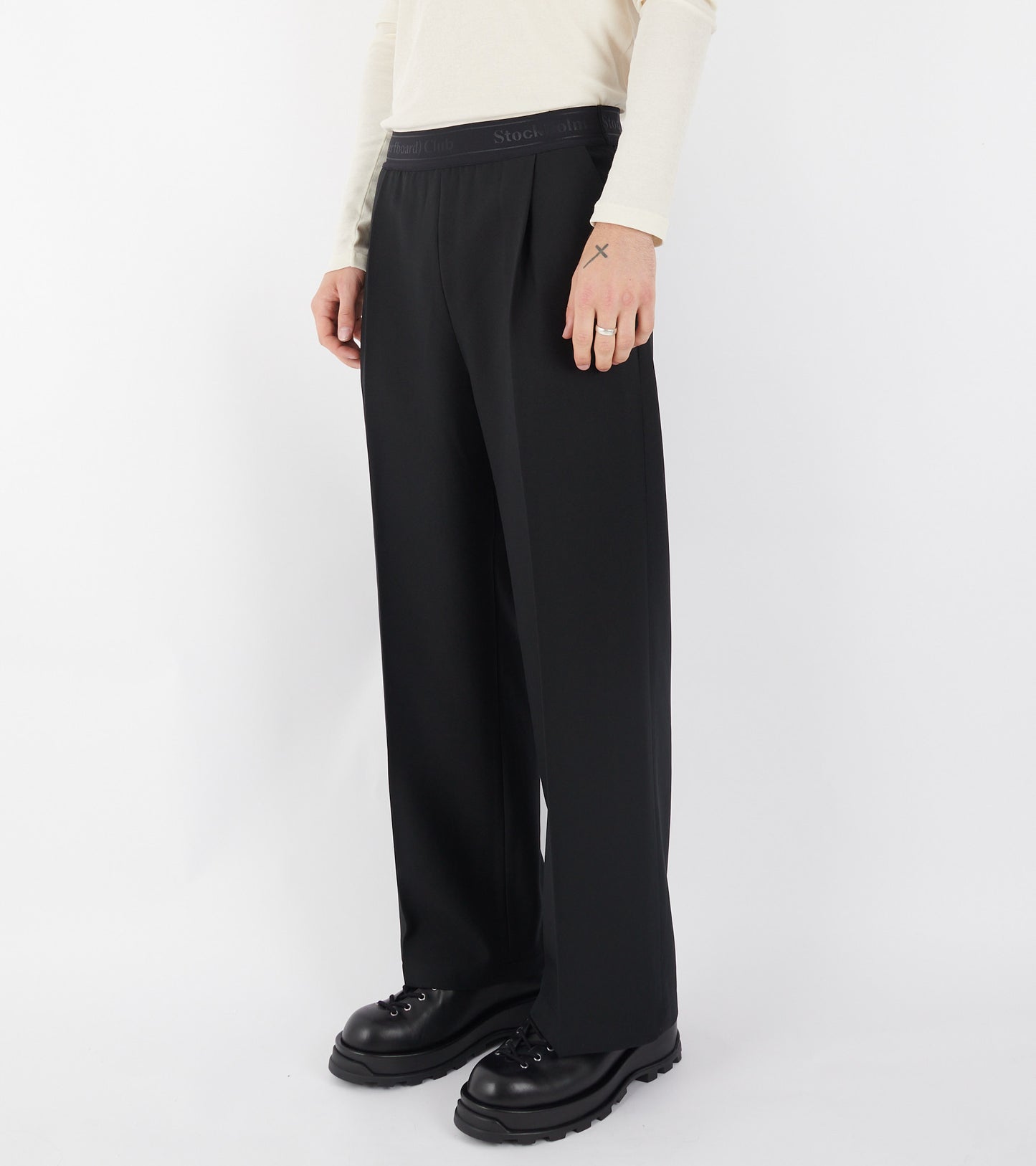 Elaine Relaxed Fit Trousers Black