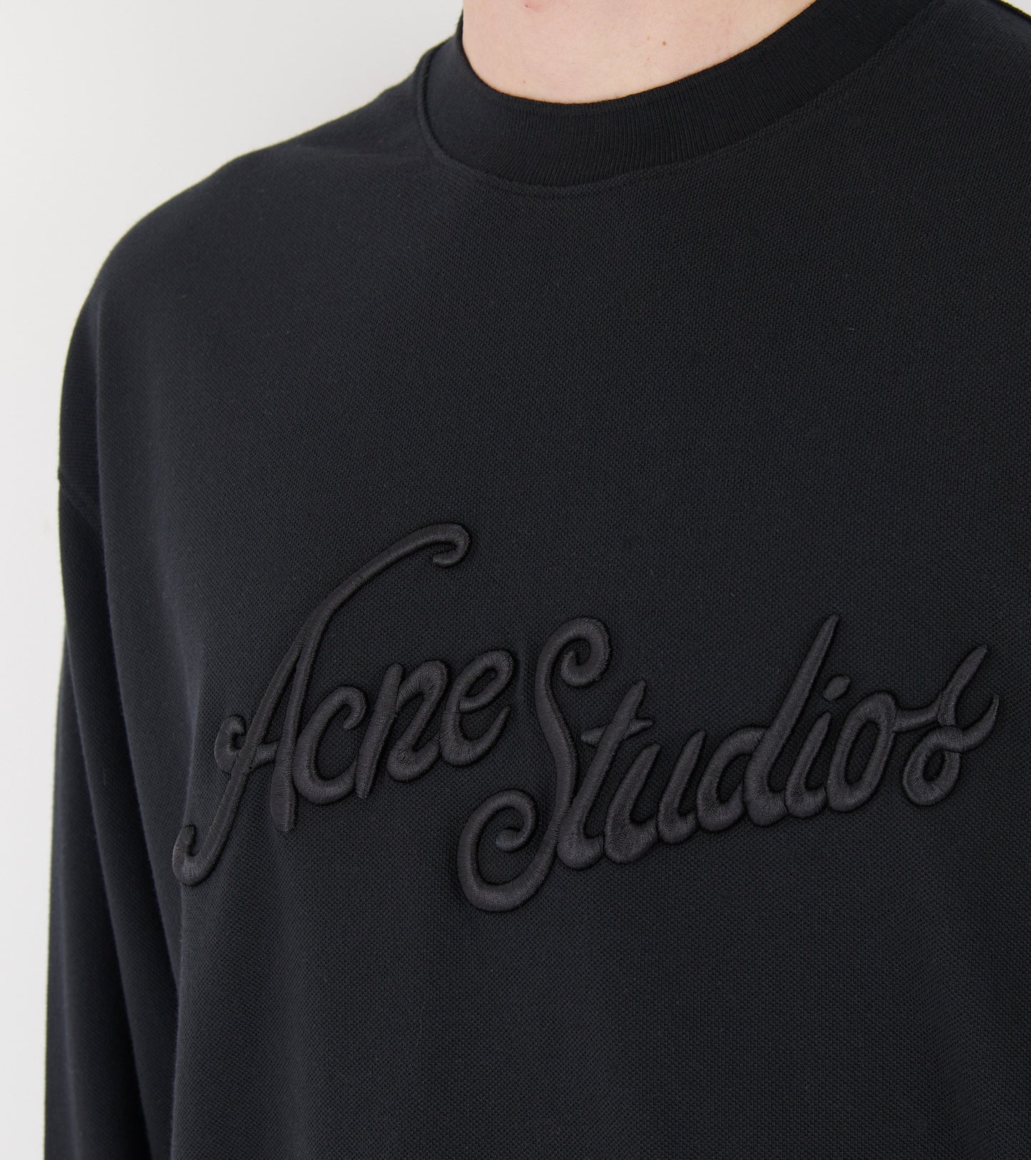 Long Sleeved Logo T-shirt Faded Black