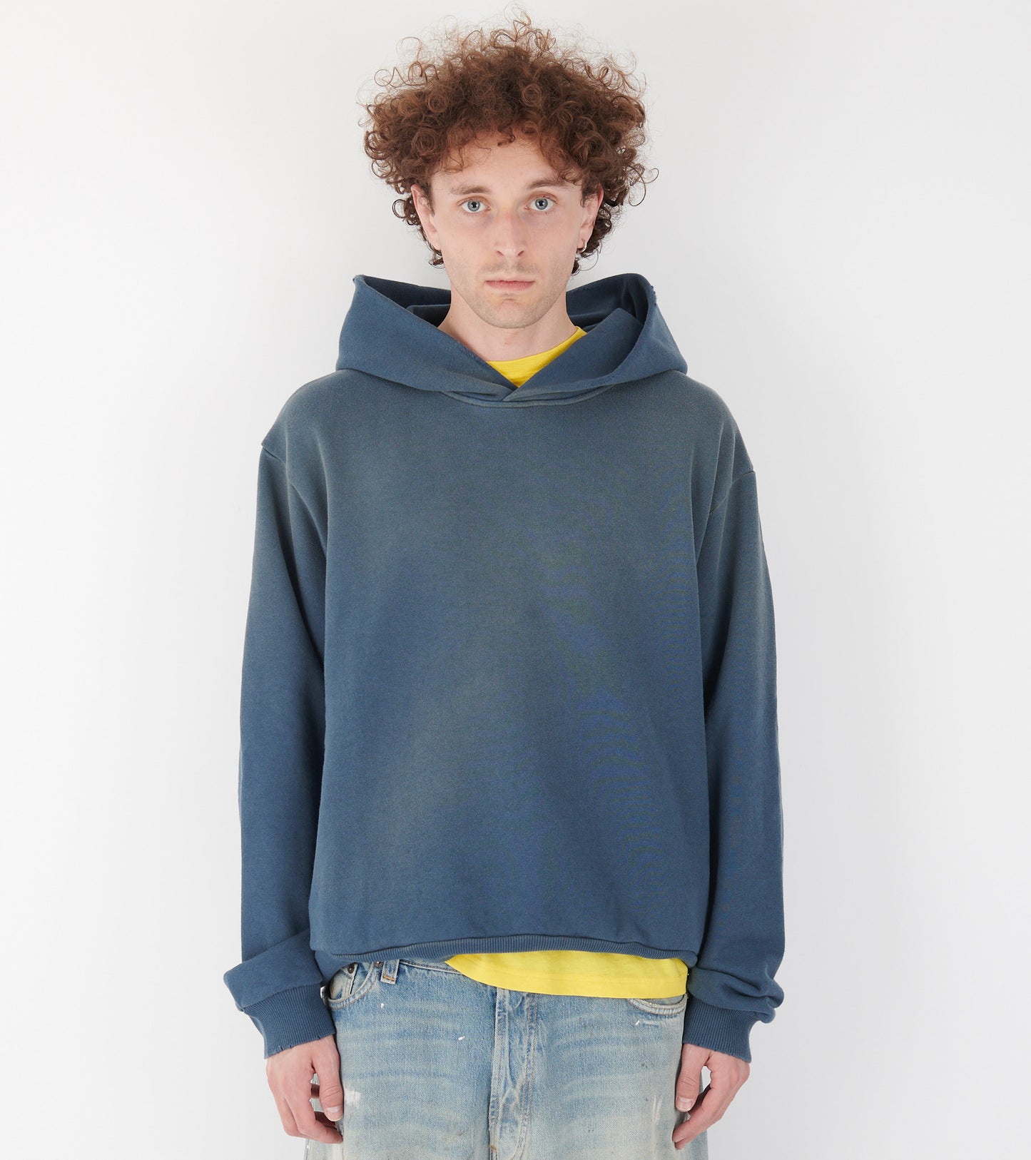 Logo Hooded Sweater Deep Blue