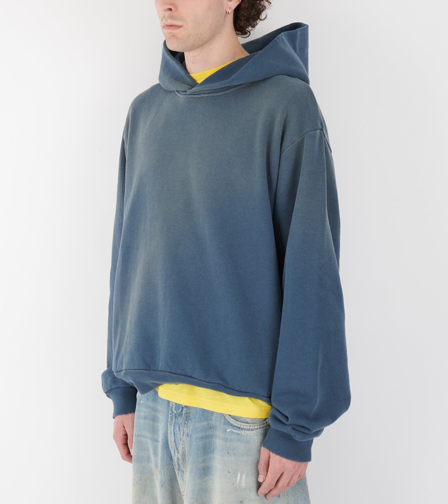 Logo Hooded Sweater Deep Blue