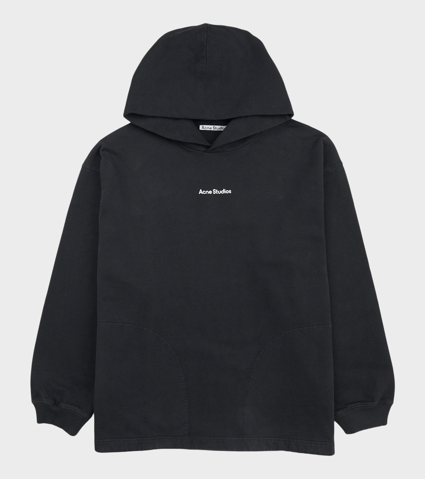 Logo Stamp Hoodie Black