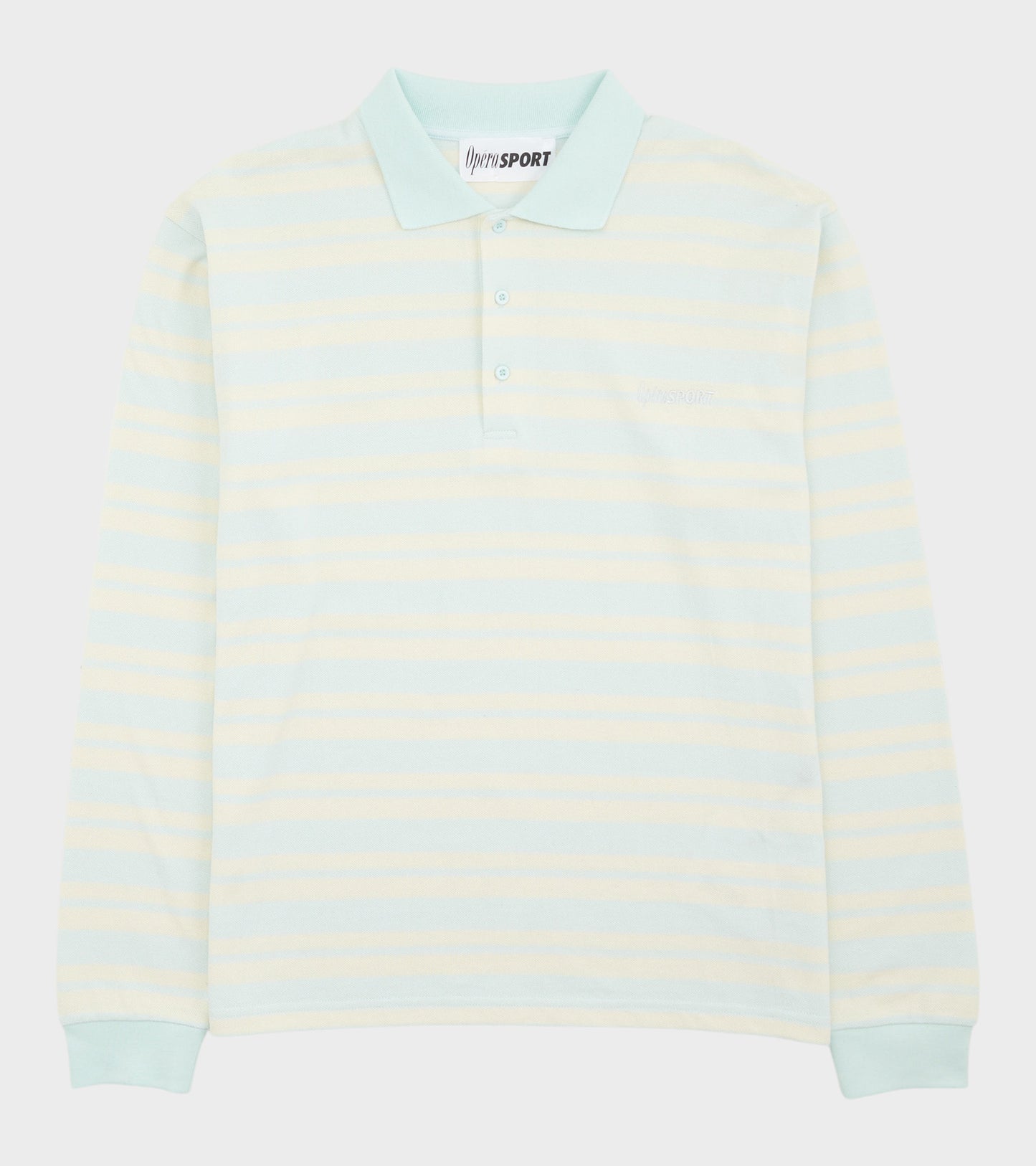 Roland Unisex Polo Blue Cream Stripes