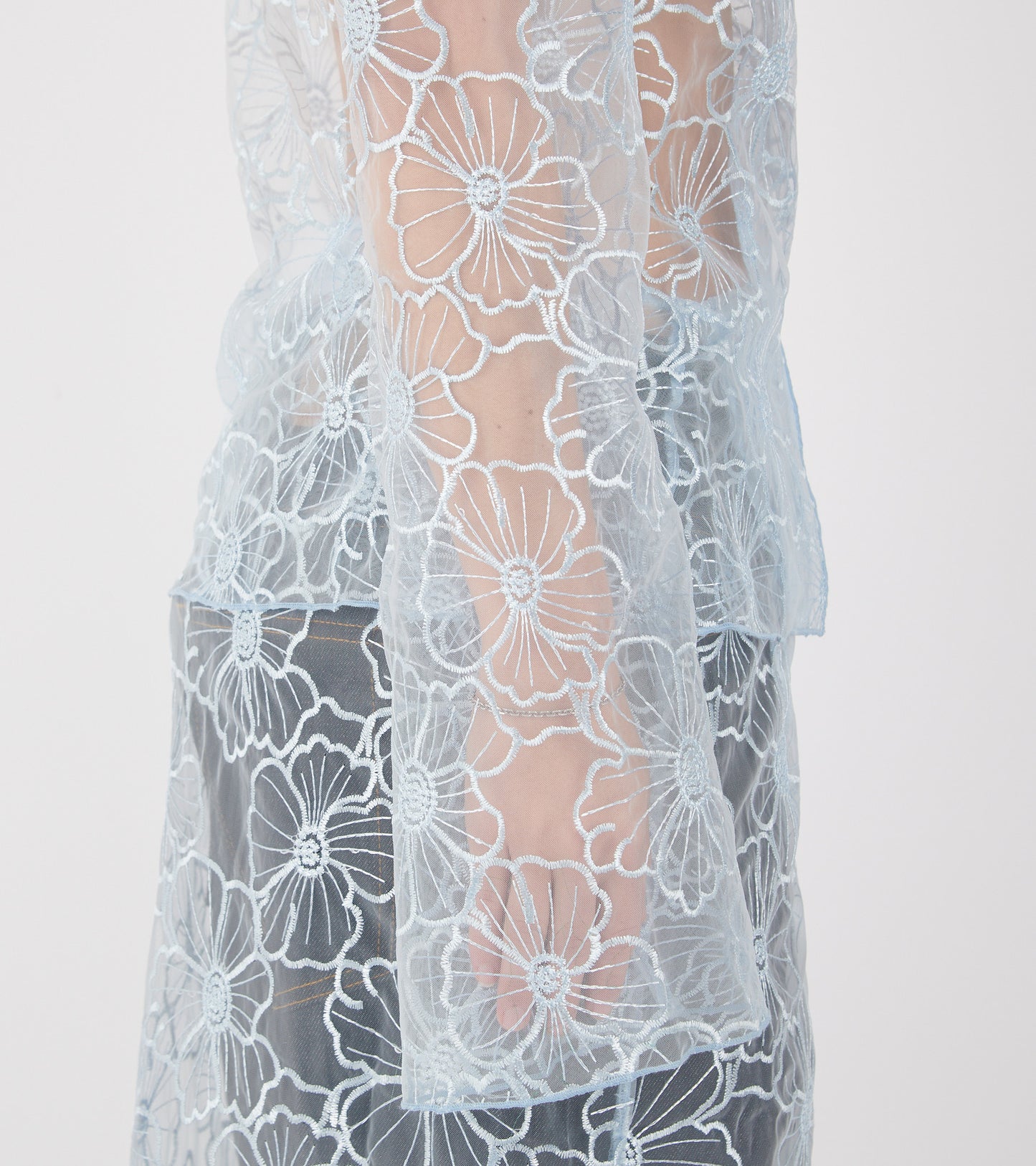 Flora Shirt Ice Blue