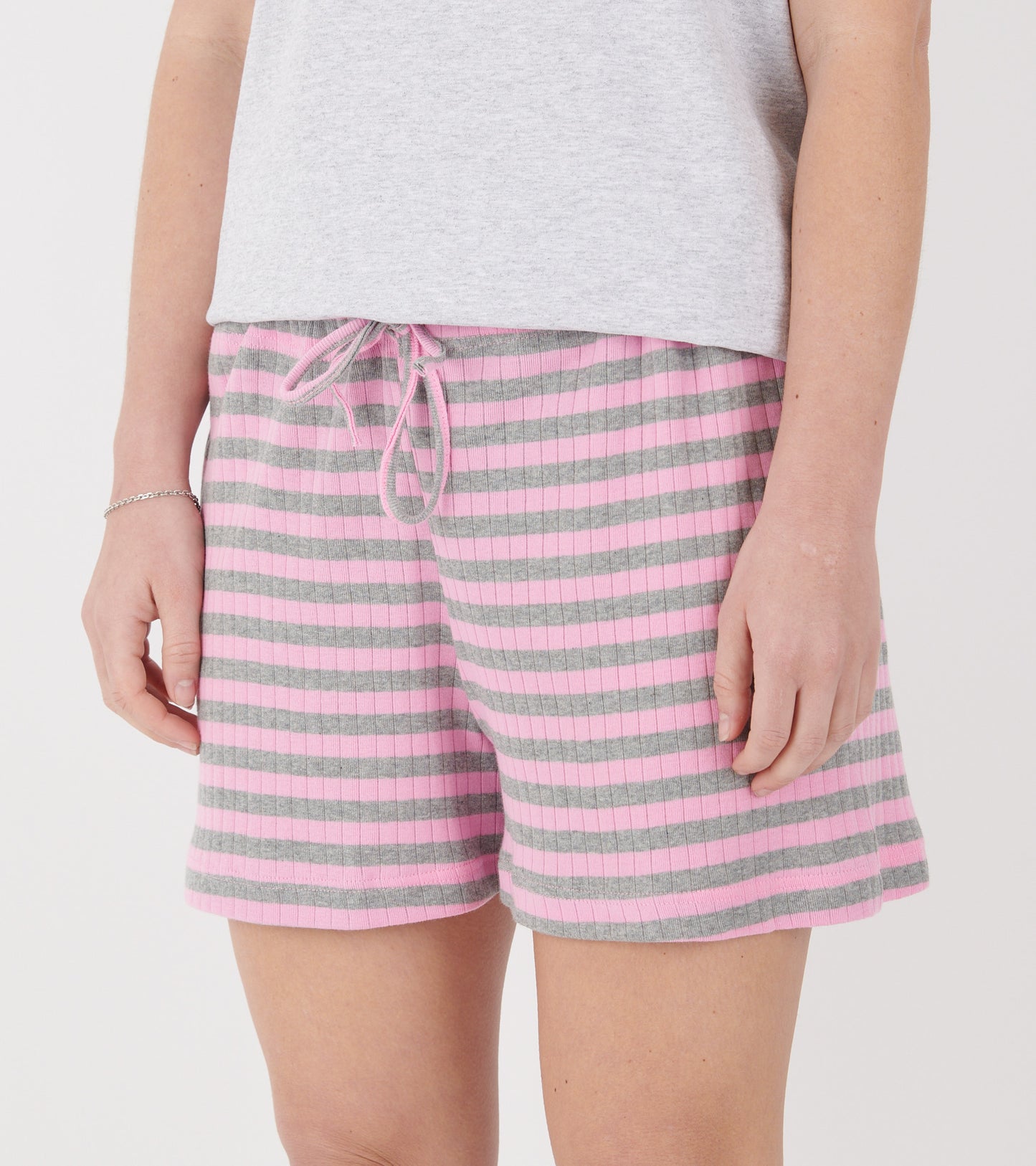 Nova Shorts 1 Light Pink/Grey Melange