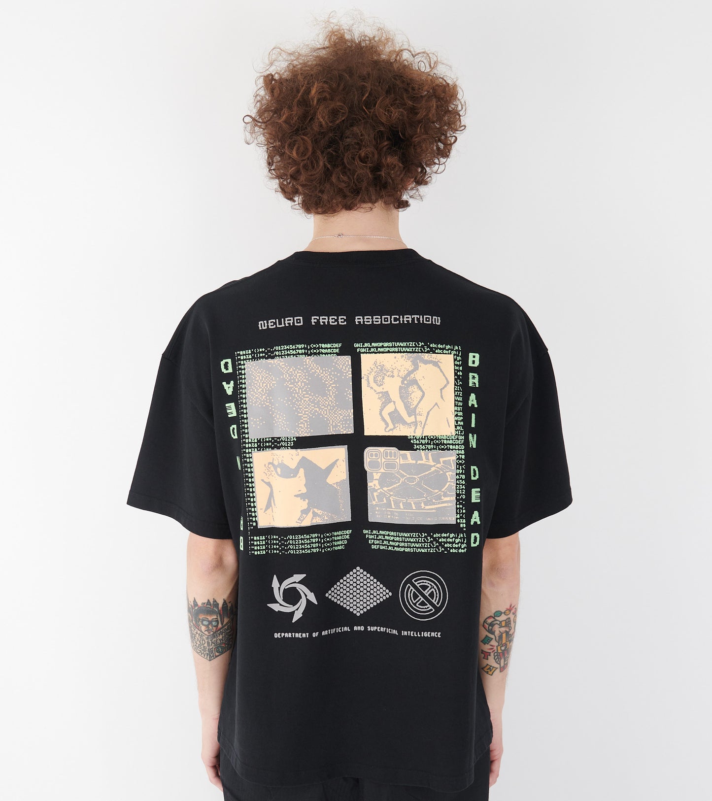 Neuro Free Association T-shirt Black