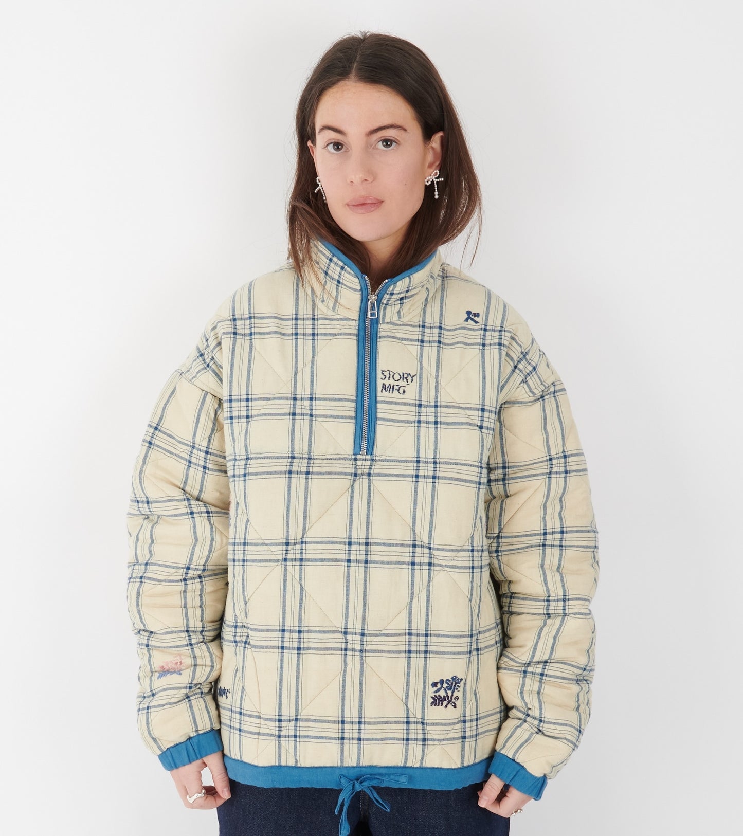 Mineral Pullover French Gingham Interrupted