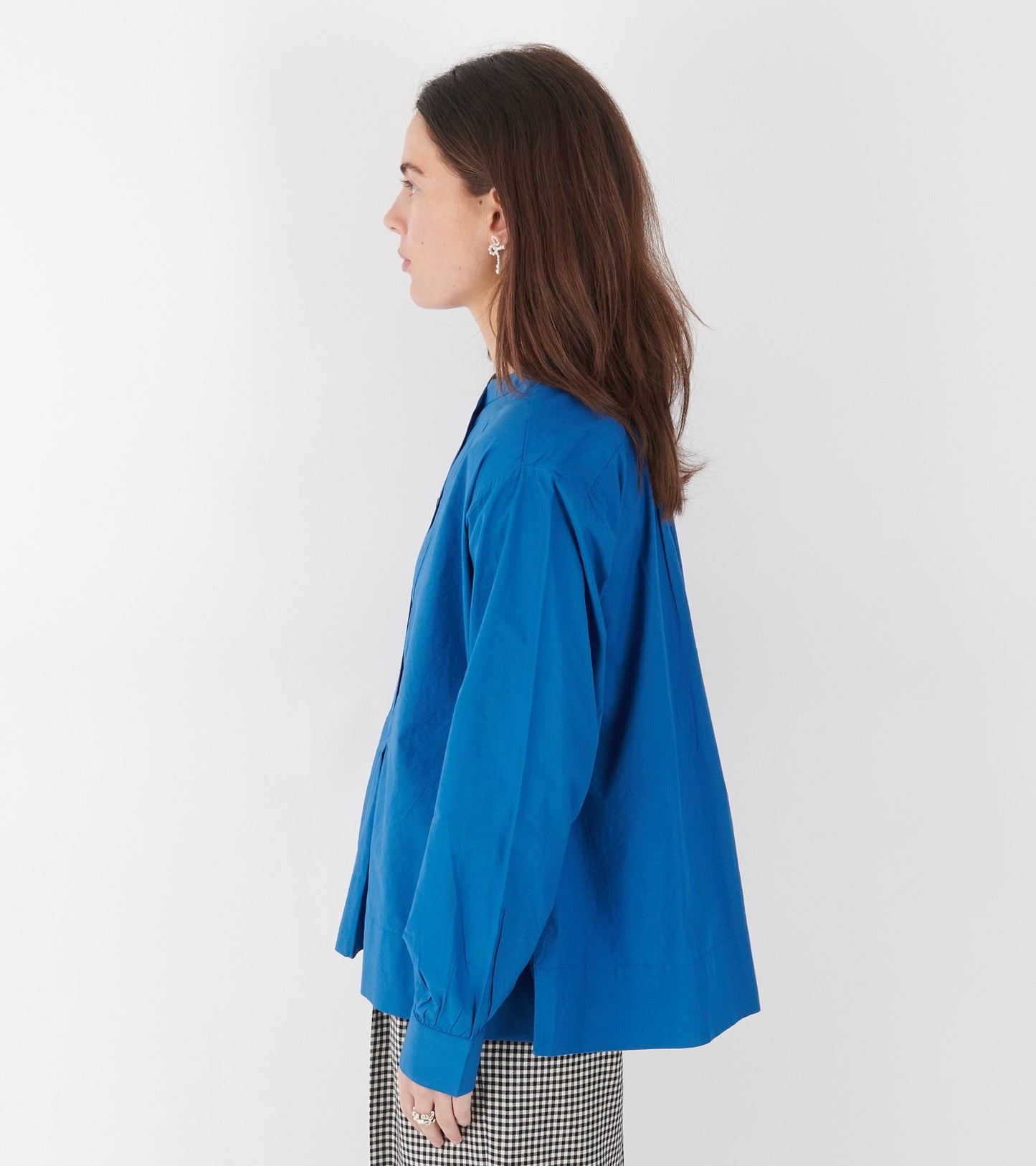 Colombe Shirt No. 778 Poplin Royal Blue