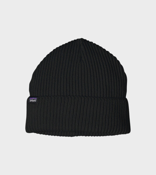 Fishermans Rolled Beanie Black