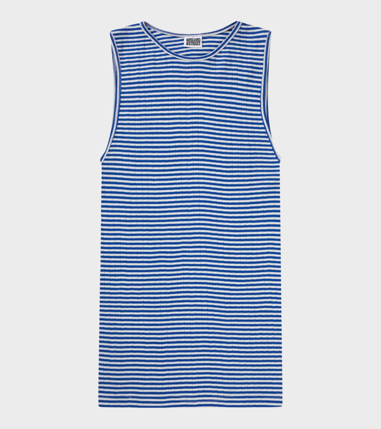 101 Tank Top Cobalt Blue/Ecru