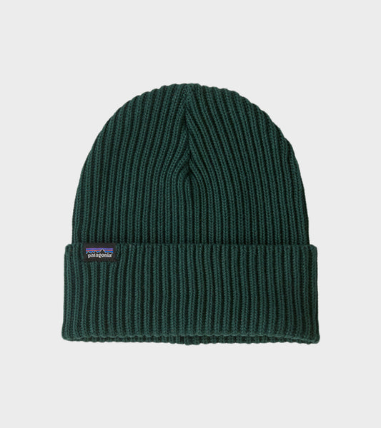 Fishermans Rolled Beanie Cascade Green