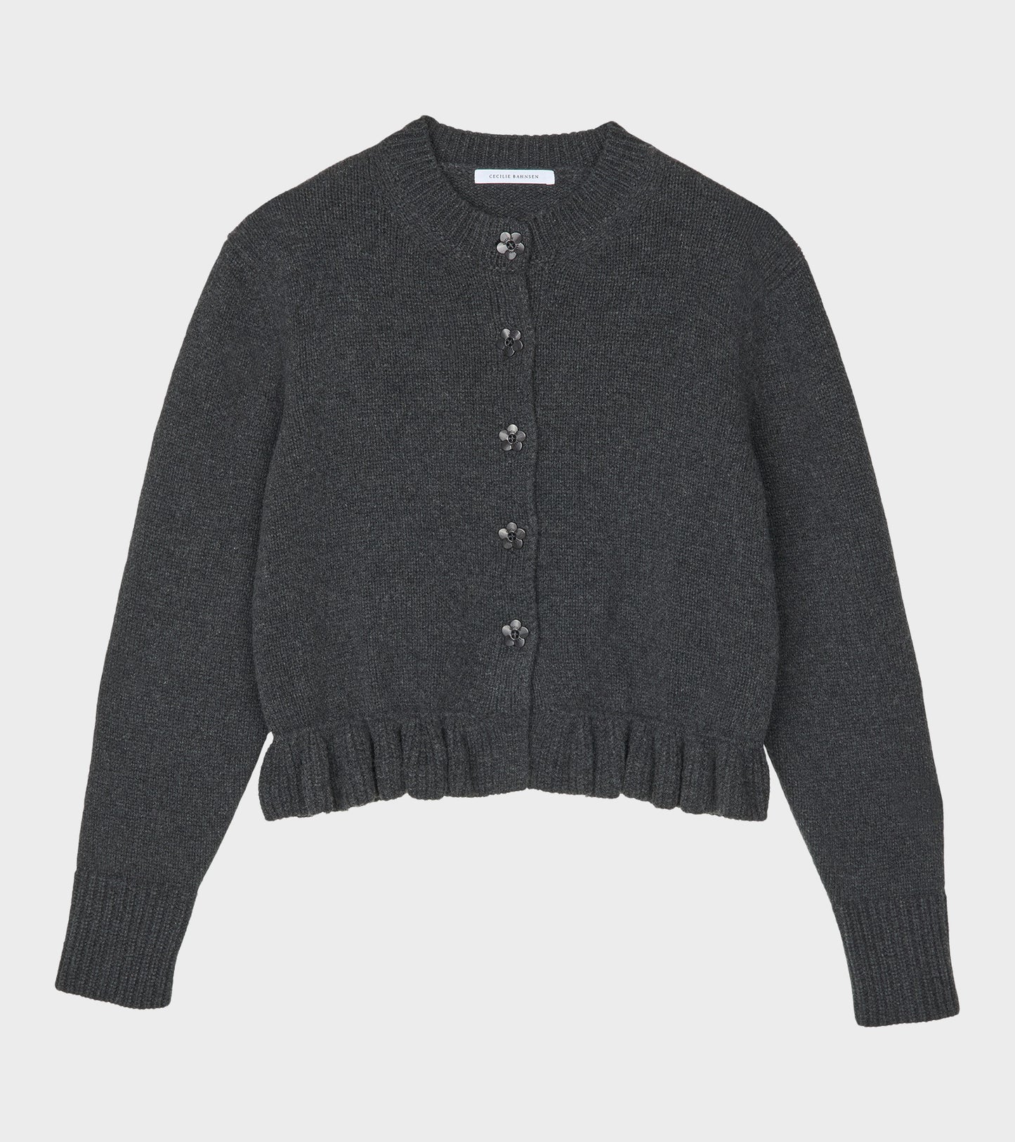 Fibbie Cardigan Charcoal Grey