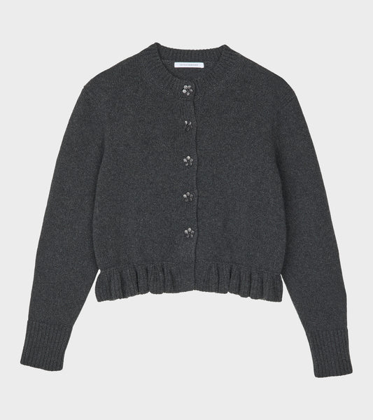 Fibbie Cardigan Charcoal Grey