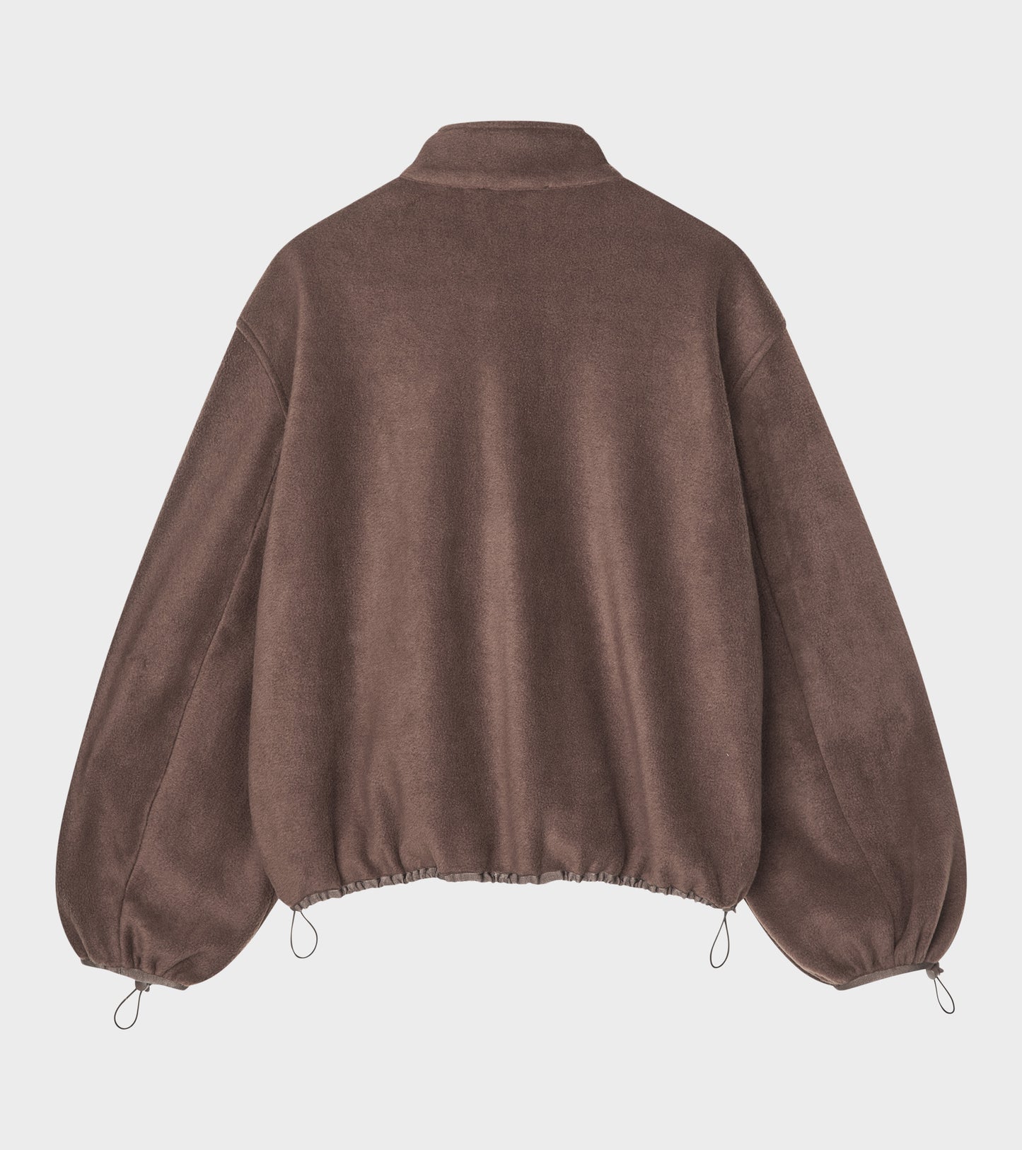 Frederik Soft Fleece Anorak Brown