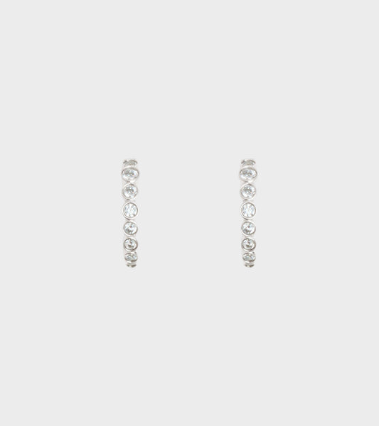 Ottilia Hoops Silver