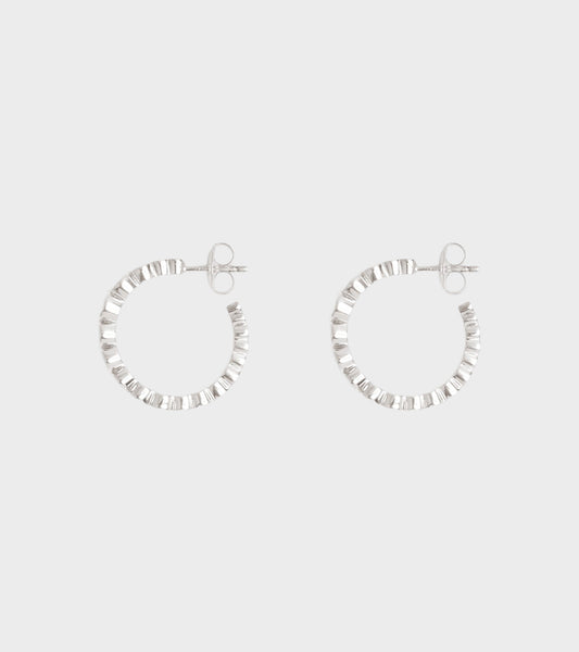 Ottilia Hoops Silver