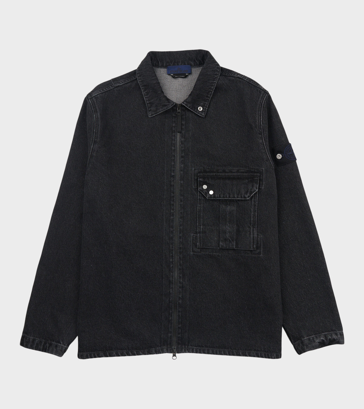 Denim Overshirt Dark Grey