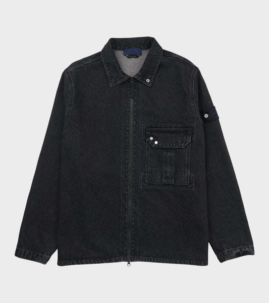 Denim Overshirt Dark Grey