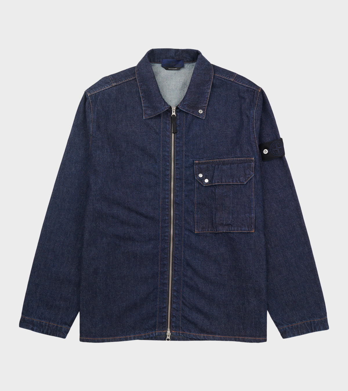 Denim Overshirt Dark Blue