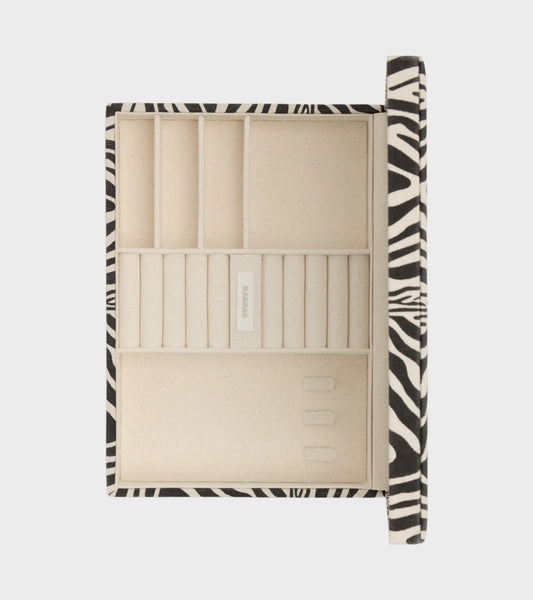 Jewelry Case Canvas Black/White