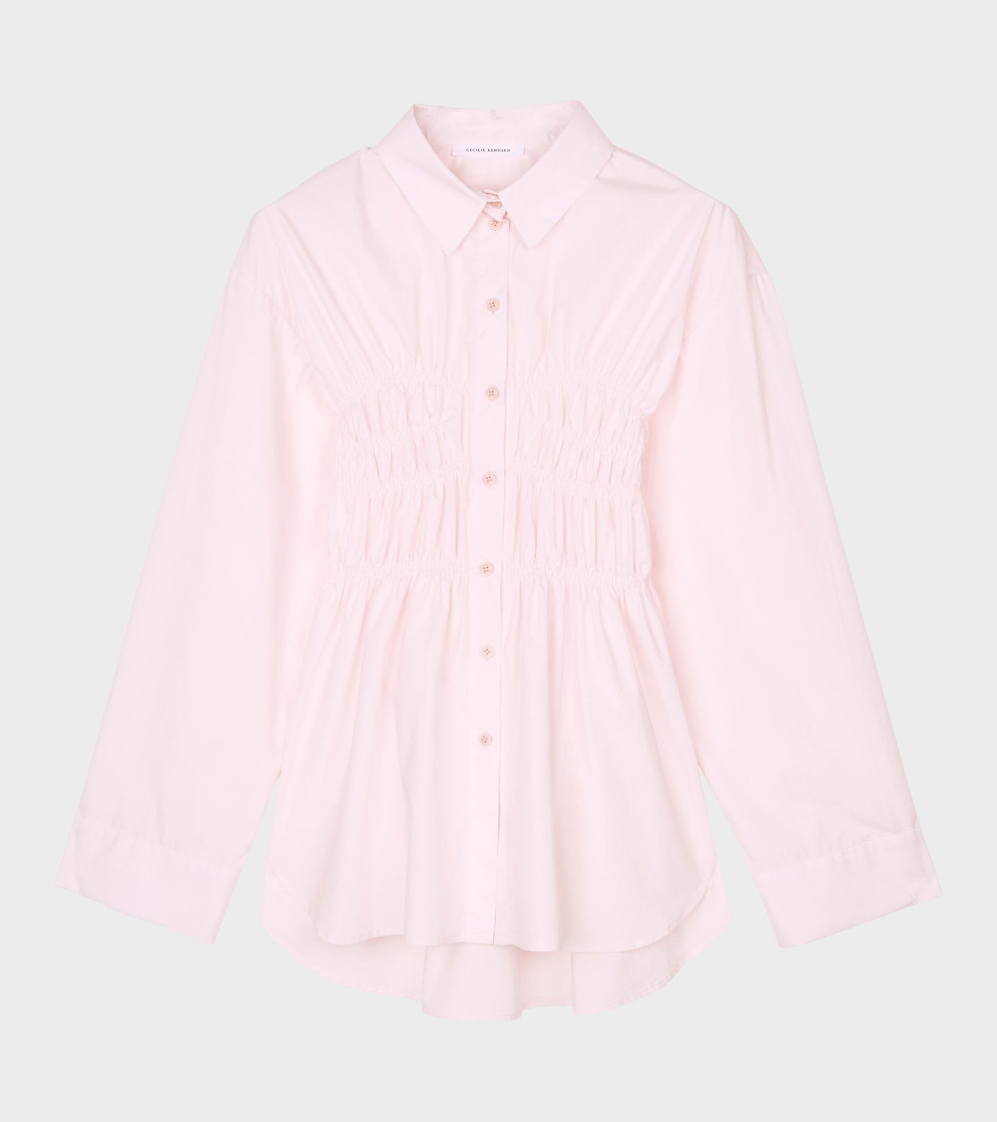 Braxton Cotton Shirt Blush Pink