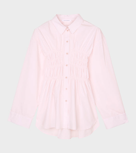 Braxton Cotton Shirt Blush Pink