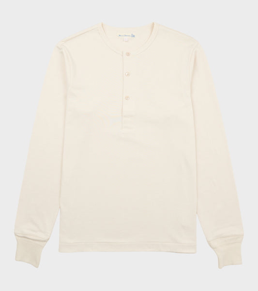 206 Men's Loopwheeled Henley Shirt Nature