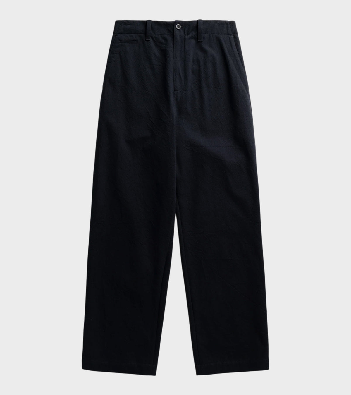 Hengifoss High Waist Cotton Wool Twill Trouser Dark Navy