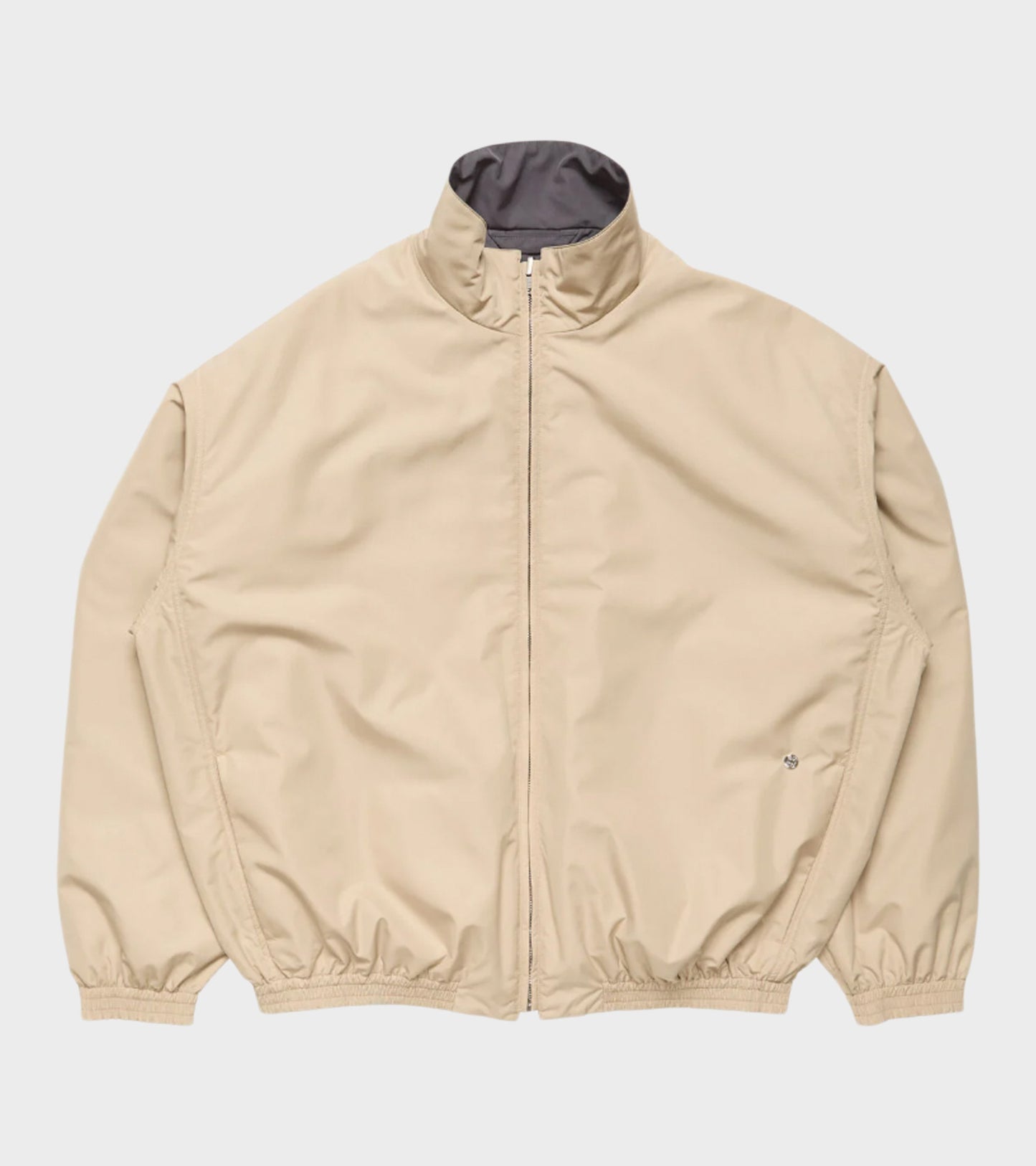 Reversible Logo Jacket Beige
