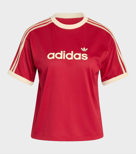 Linear Mesh T-shirt Team Victory Red/Warm Vanilla