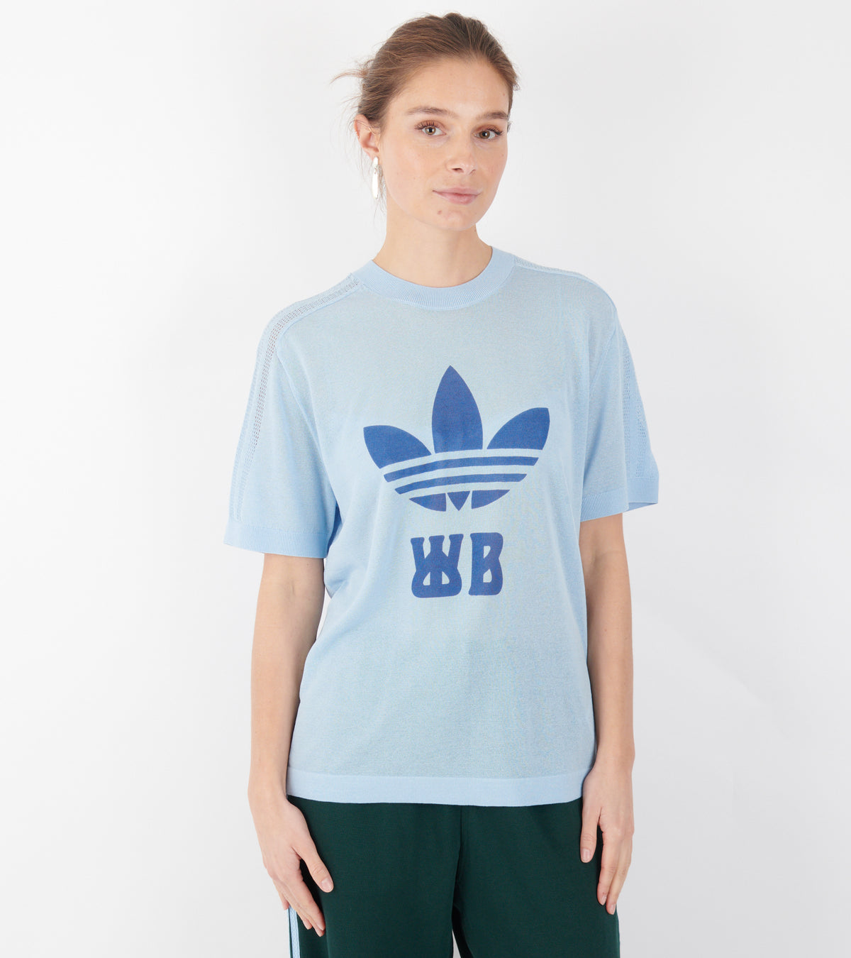 WB Knit T-shirt Clear Sky