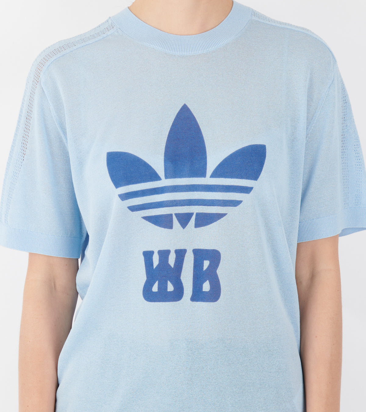 WB Knit T-shirt Clear Sky