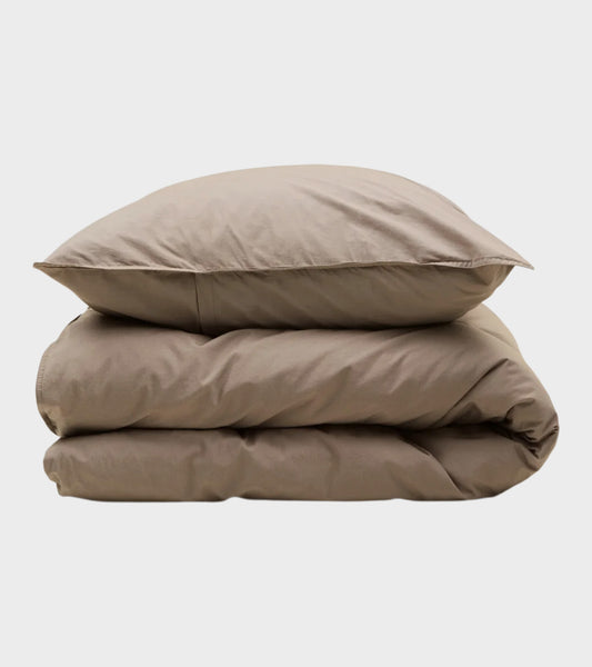 Duvet Set 140x200 + 1 Pillow Case Cocoa