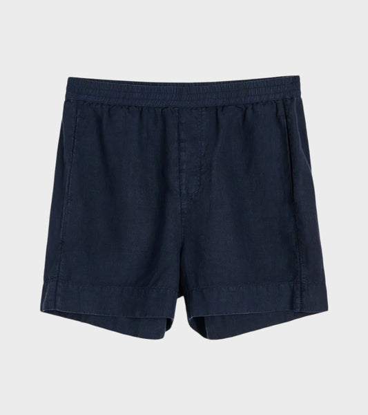 Casual Shorts Linen Navy
