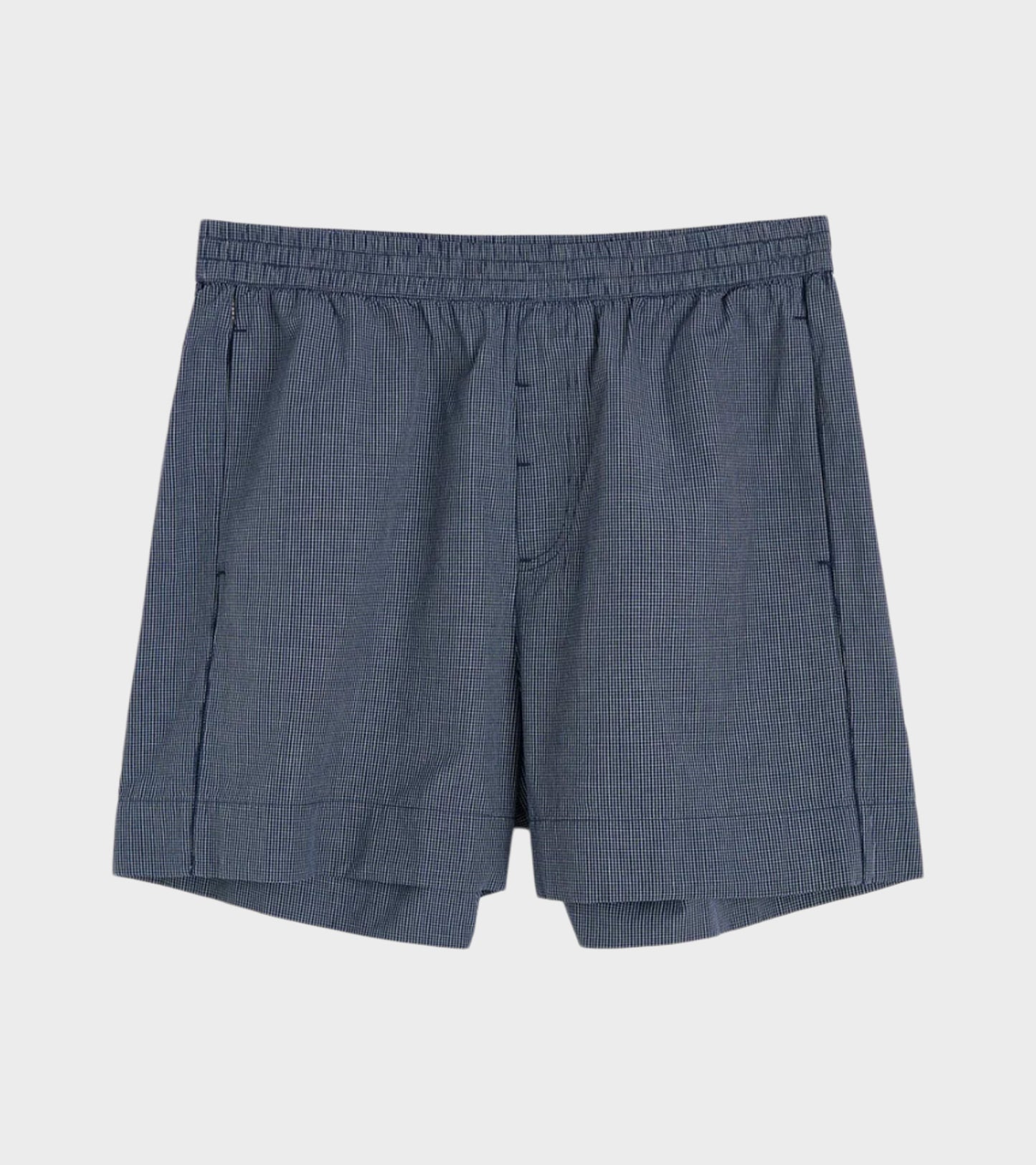 Casual Shorts Navy Check