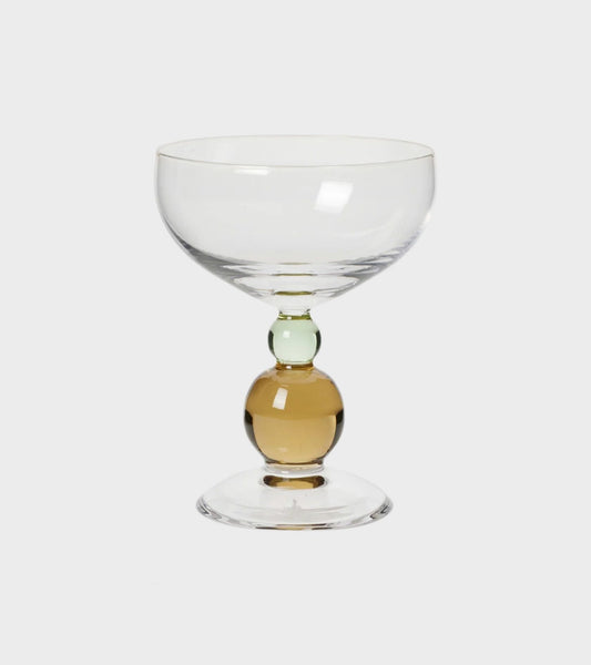 Noam Champagne Glass Jade/Hazel